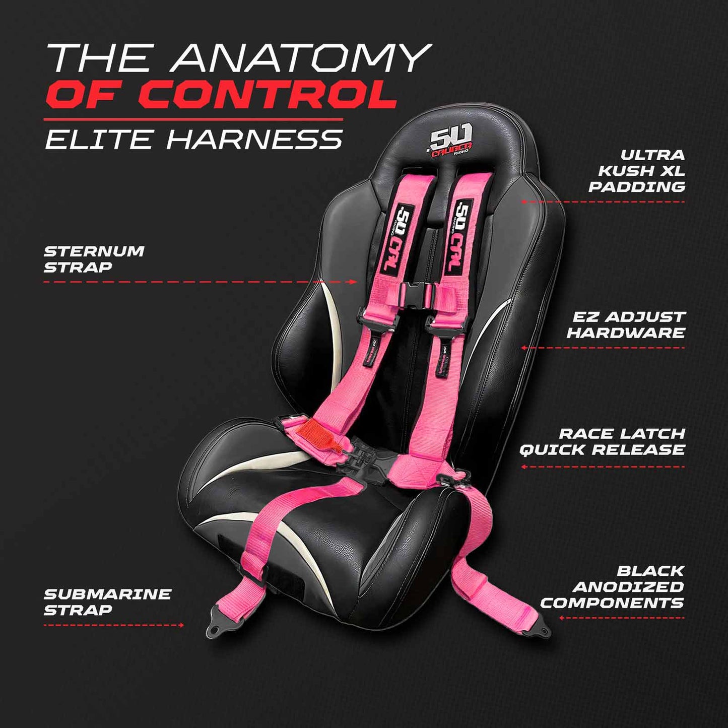 2" & 3" 4 Point Quick Fit Harness