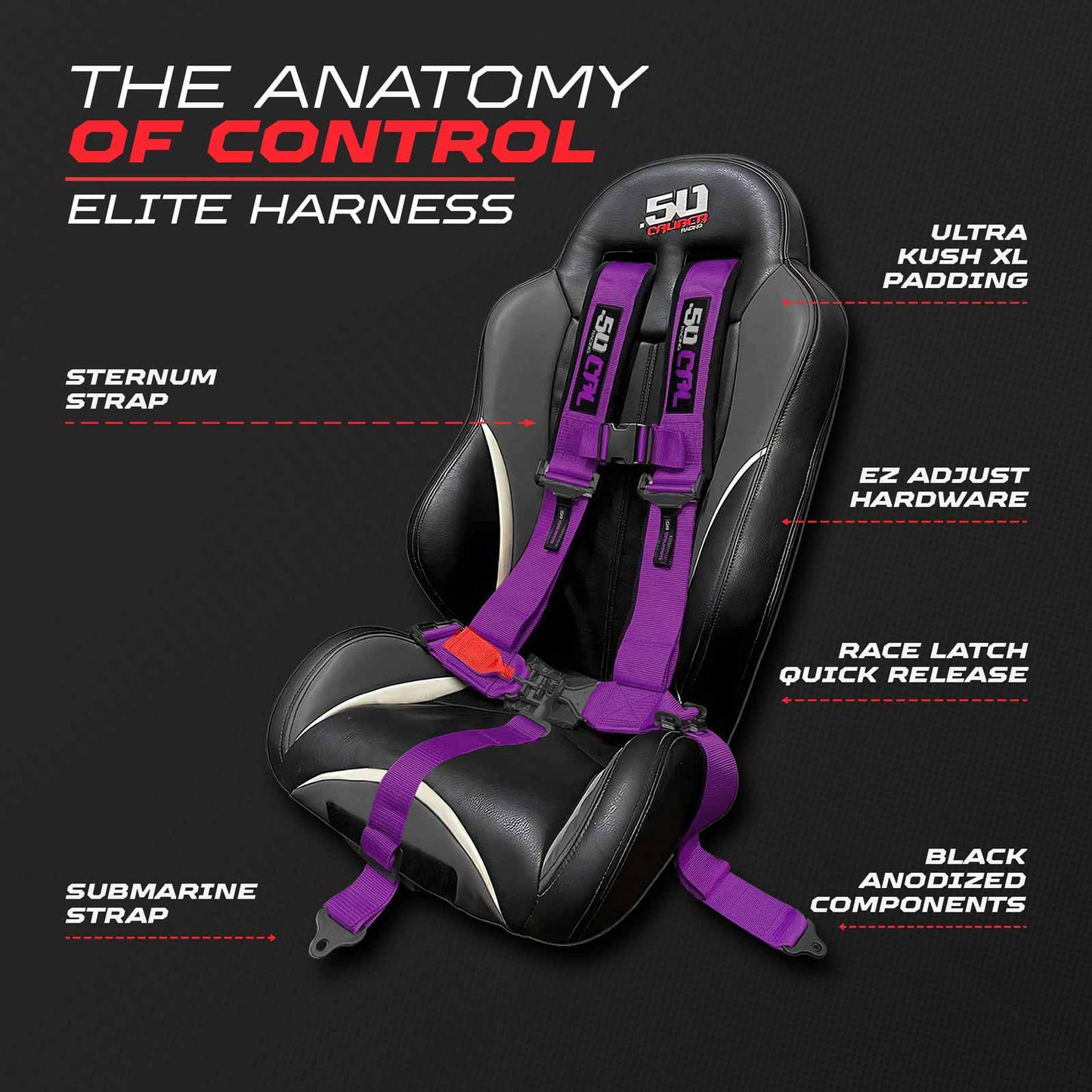 2" & 3" 4 Point Quick Fit Harness