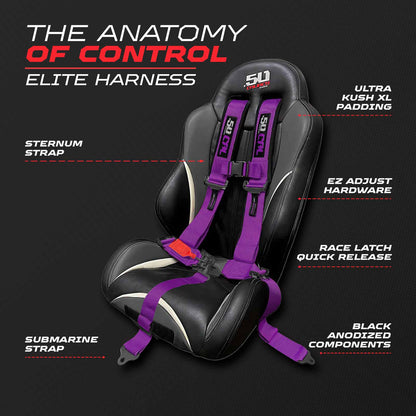 2" & 3" 4 Point Quick Fit Harness