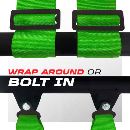 2" & 3" 4 point Harness with push button release