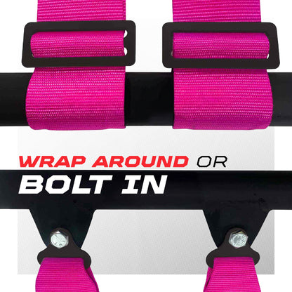 2" & 3" 4 point Harness with push button release