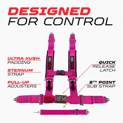 3" 5 point Harness 50 Caliber Racing Harness