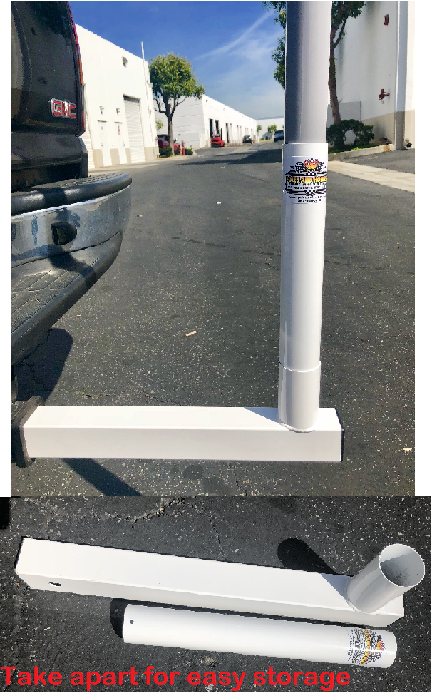 Hitch Mount | Designed for any 2" Tow Hitch Reciever