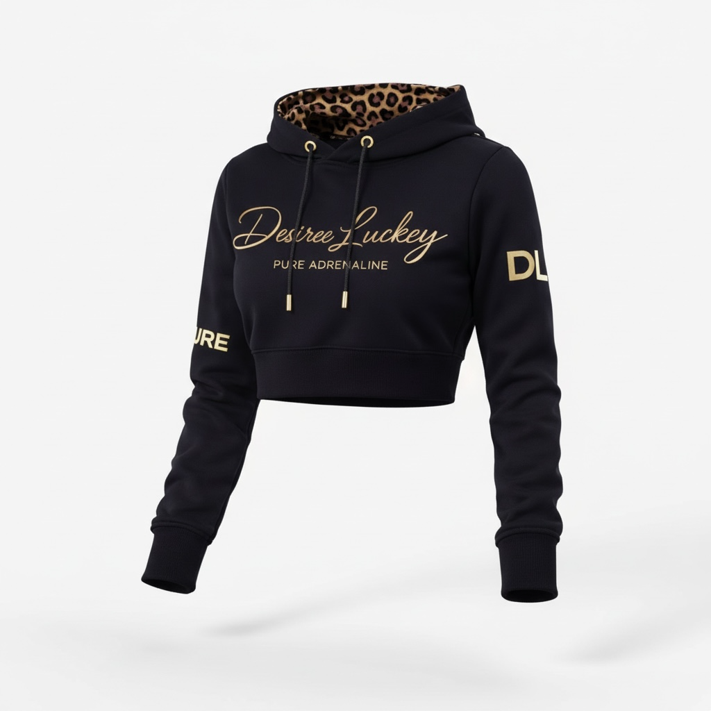 Pure Adrenaline x Desiree Luckey Signature Women's Crop Hoodie