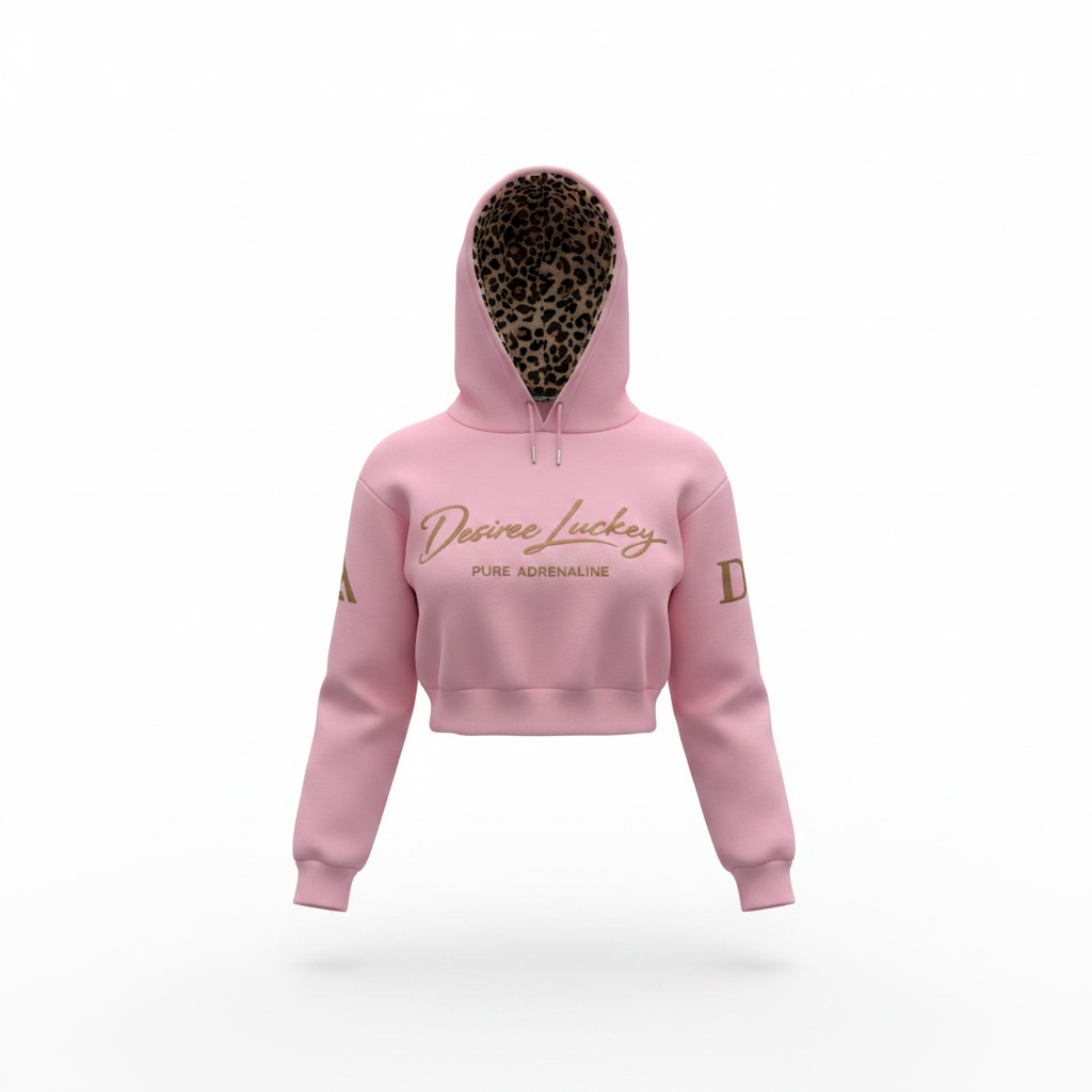 Pure Adrenaline x Desiree Luckey Signature Women's Crop Hoodie