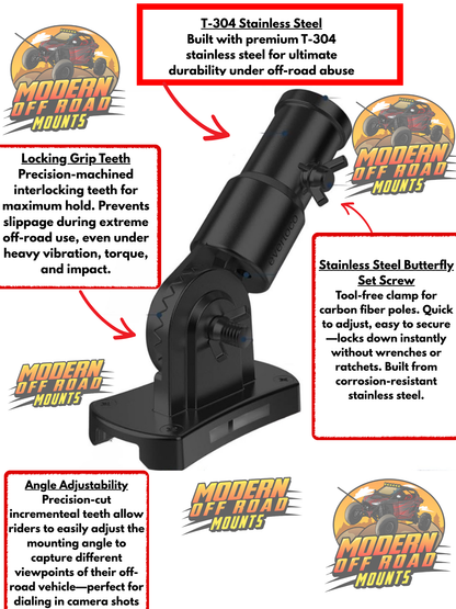 Modern Off-Road™ OG Mount — The Original Carbon Chase Cam System