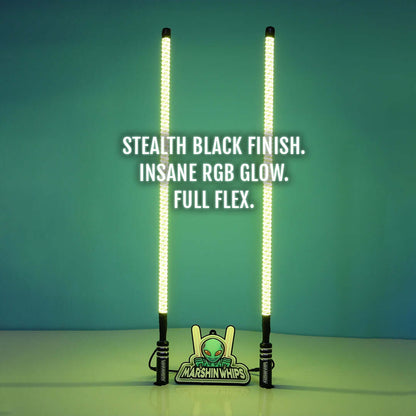 V2 Black Out Whips: The Ultimate Stealth Set