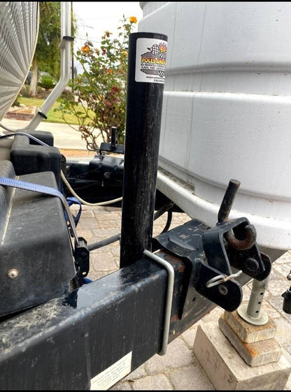 RV Telescopic Flagpole + 6" Frame Kit | Designed for Tow Trailers