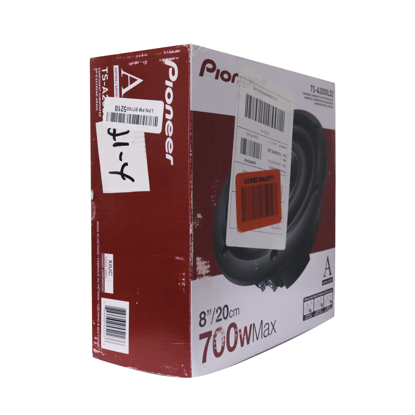 Pioneer 8" 700W Max Subwoofer | Open Box Return
