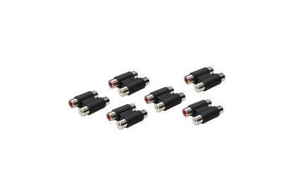 UTV Stereo RCA Barrel Connectors Female (6-Pack) | UTVS-RCA-BARREL-3