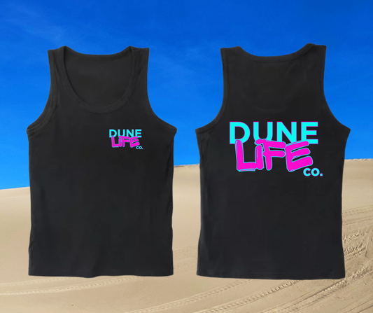 *NEW DUNE LIFE CO. PINK/TEAL TANK TOP