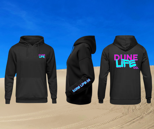 *NEW YOUTH DUNE LIFE CO. PINK/TEAL HOODIE