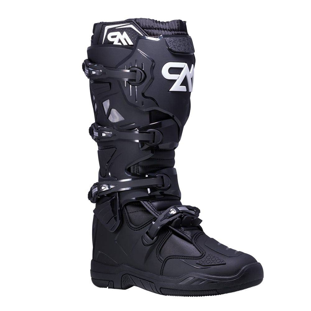 Black/White Mens Hydraulic MX Boots