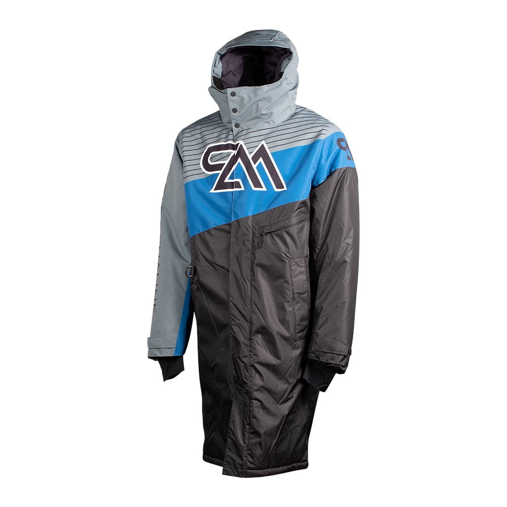 Scuba Blue / Black Unisex Racer Coat