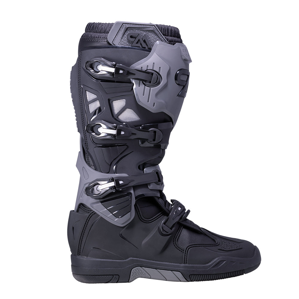 Black/Gray Mens Hydraulic MX Boots