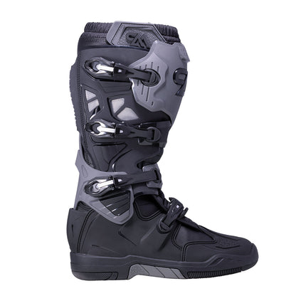 Black/Gray Mens Hydraulic MX Boots