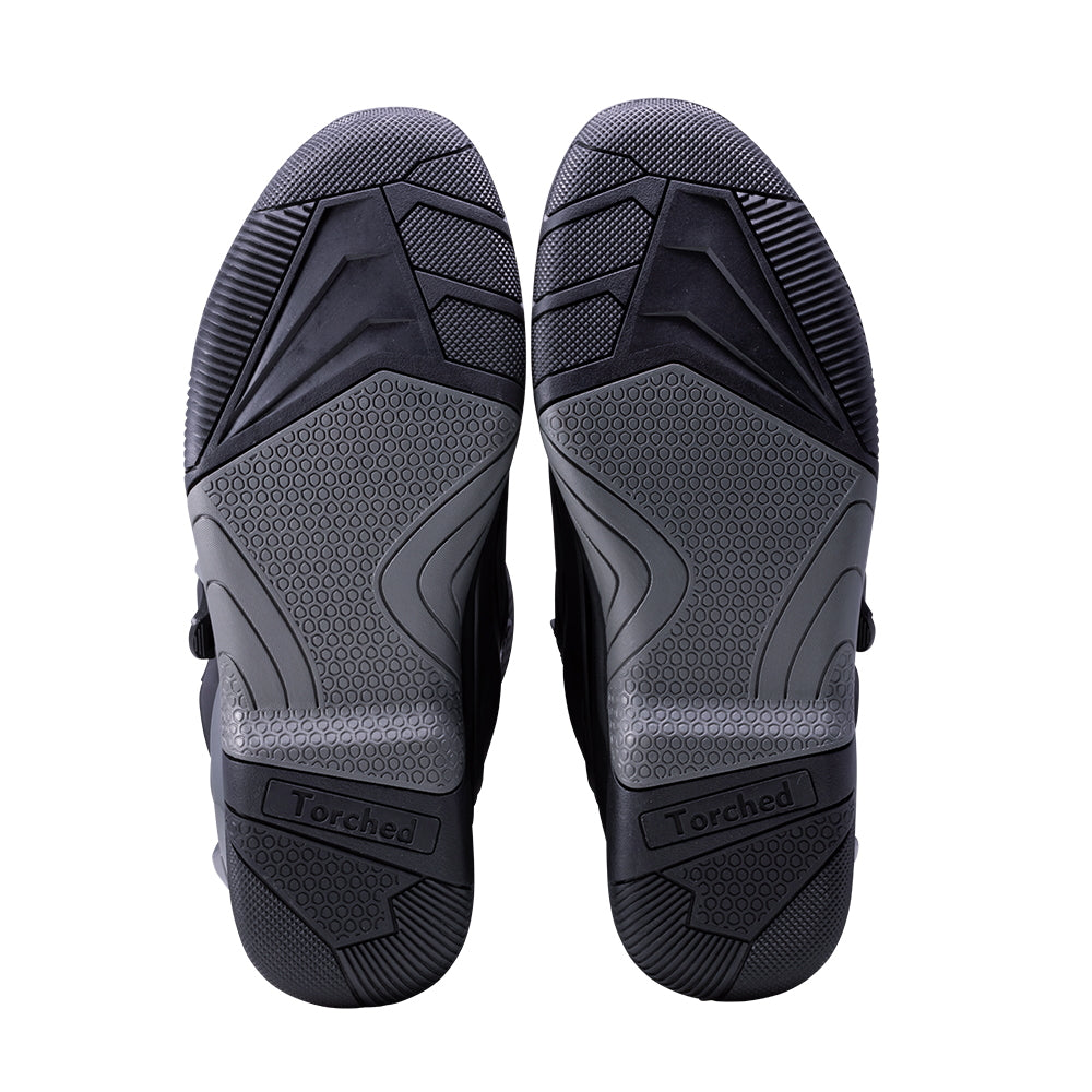 Black/Gray Mens Torched MX Boots