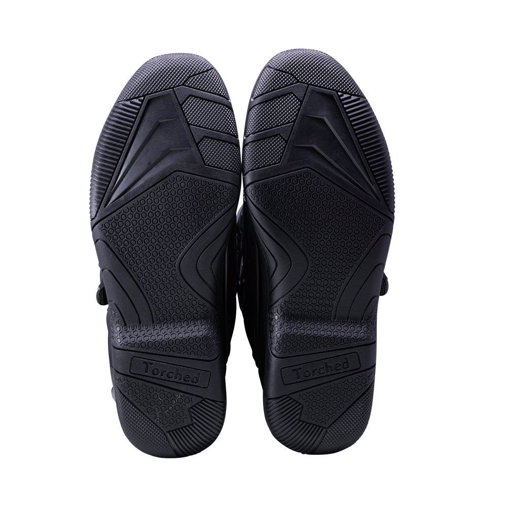 Black/White Mens Torched MX Boots