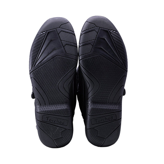 Black/White Mens Torched MX Boots