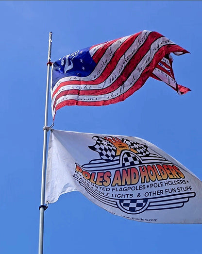 *NEW PRODUCT* Freedom Rings Set - for Two 3x5' Flags