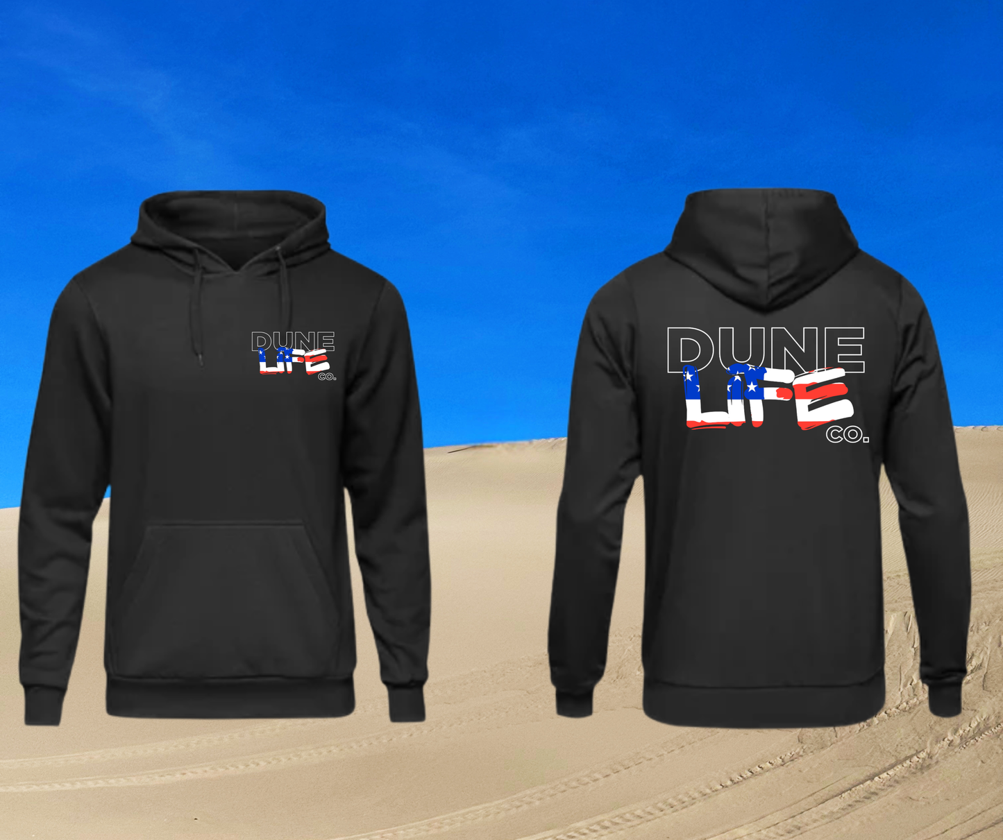 Dune Life Co. USA Logo Hoodie