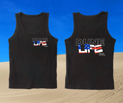 Dune Life Co. USA Logo Tank Tops