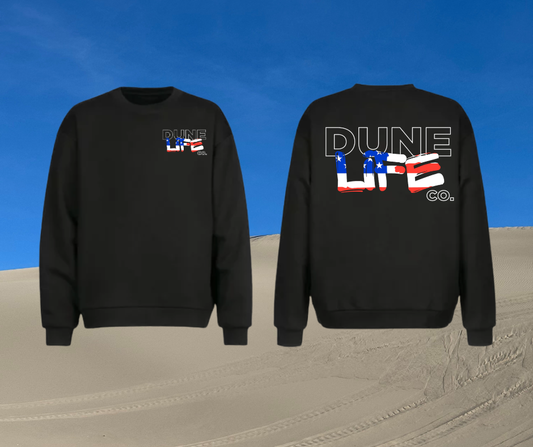 Dune Life Co. USA Logo Crew Sweatshirt